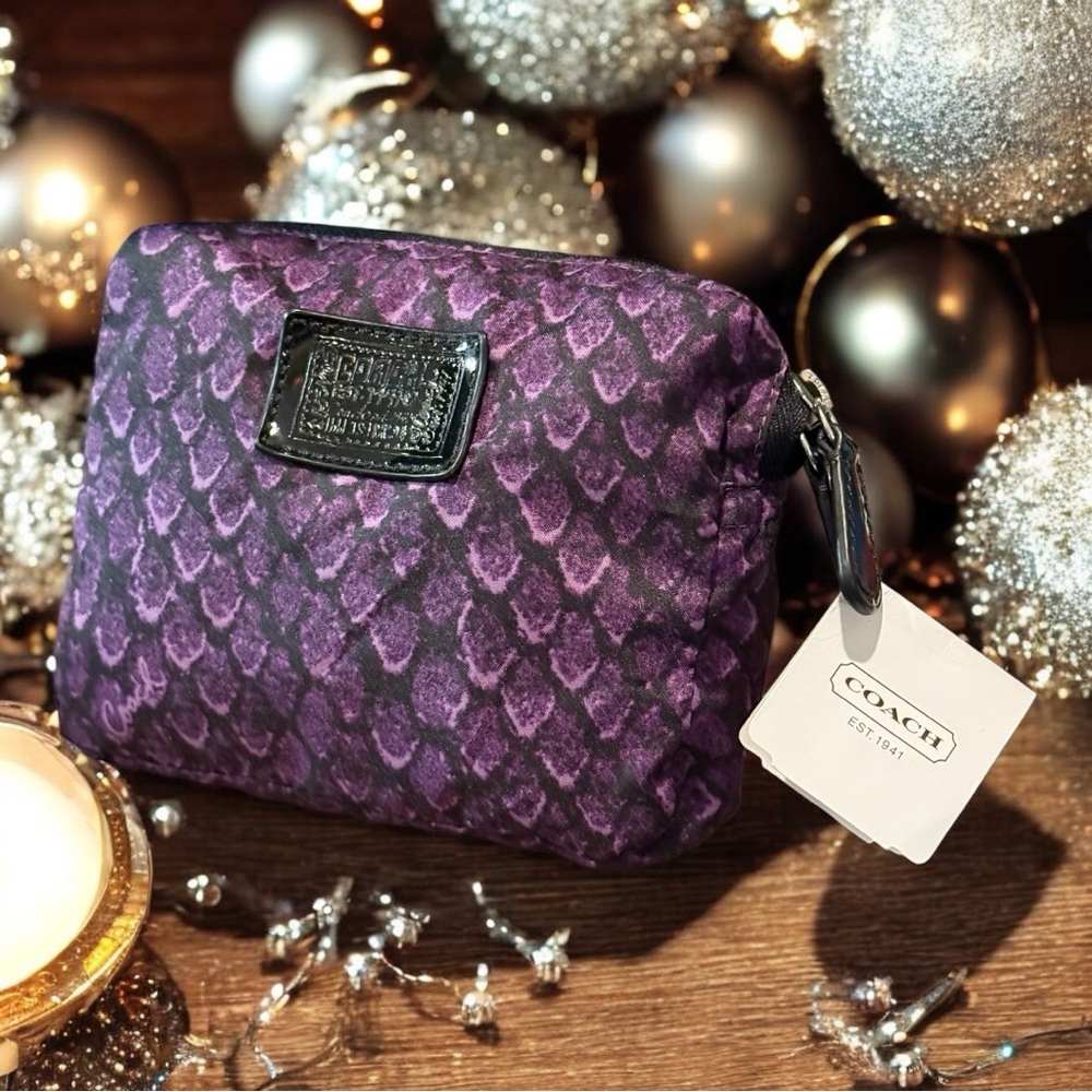 Coach Purple Travel Bag